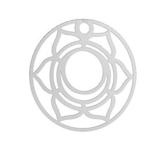 Pendente chakra sacrale*argento 925*LK-0556 - 06 25x25 mm