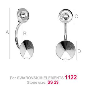 OKSV 1122 6MM Twist earring