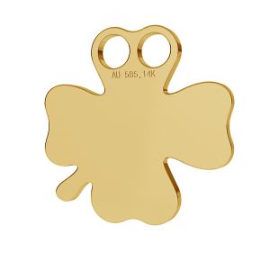 Trifoglio oro 14K pendente LKZ-00002 - 0,30 mm