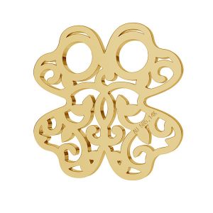 Trifoglio oro 14K pendente LKZ-00006 - 0,30 mm