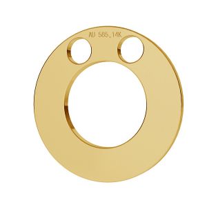 Cerchione oro 14K pendente LKZ-00010 - 0,30 mm