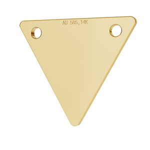 Triangolo pendente oro 14K LKZ-00581 - 0,30 mm