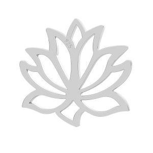 Fiore di loto ciondolo, LK-0771 - 0,50 13x14 mm