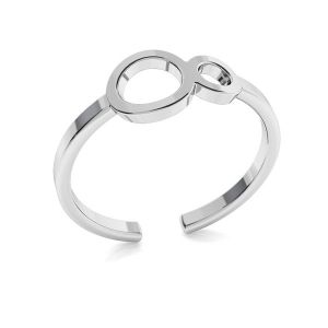 Segno di infinito anello, argento 925, ODL-00319