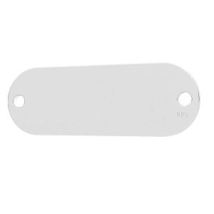 Rettangolo ovale ciondolo, LK-1298 - 0,50