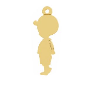 Ragazzo ciondolo, oro 14K, LKZ-01284 - 0,30