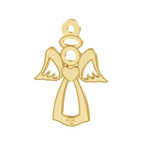 Angelo ciondolo, oro 14K, LKZ-00332 - 0,30