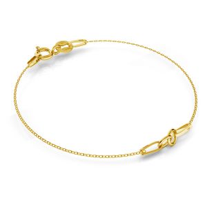 Braccialetto base SG-BRACELET 2 - (7+7 cm) AU 585 14K
