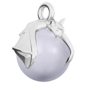 Pipistrello pendente perle argento, ODL-00457 ver.2