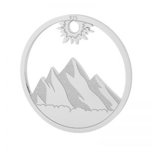 Montagna pendente, argento 925, LKM-2131