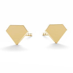 Triangolo orecchini oro 14K LKZ-00935 KLS - 0,30 mm