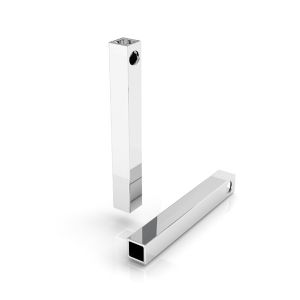 Ciondolo Tubo rettangolare*argento 925*RURK-002 32mm