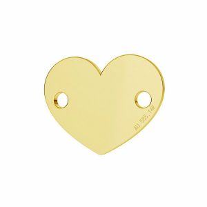 Cuore pendente oro 14K LKZ-00462 - 0,30 mm