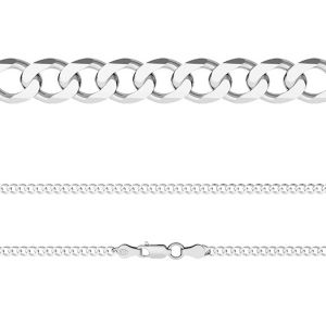 Catena Cordolo*argento 925*PD 120 6L (45 cm)