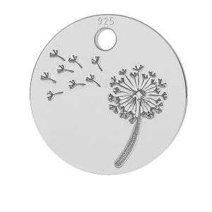 Dente di leone pendente argento 925, LKM-2008