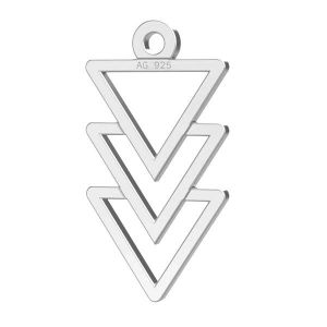 Triangolo pendente argento 925, LKM-2036