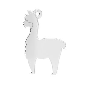 Alpaca pendente*argento 925*LKM-2369 - 0,50 16x19 mm