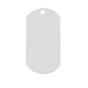 Medaglietta di riconoscimento pendente, LKM-2570 - 0,50 17x32 mm