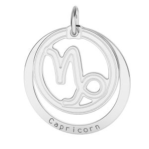 Capricorno pendente zodiaco*argento 925*LKM-2588 - 0,50 18x22 mm