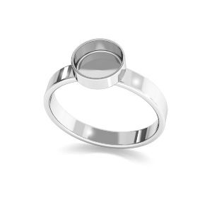 Orecchini rotondi per resina, argento 925, RING FMG-R - 2,80 8 mm