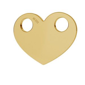 Cuore pendente*oro 333*LKZ8K-30007 - 0,30 9,4x12 mm