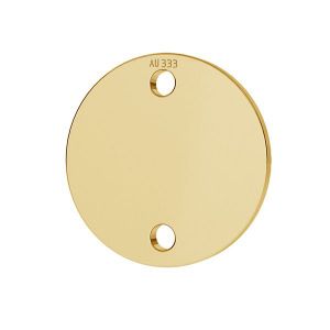 Tag rotonda pendente*oro 585*LKZ8K-30014 - 0,30 10x10 mm