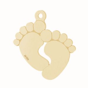 Piedi del bambino pendente*oro 333*LKZ8K-30019 - 0,30 16x19 mm