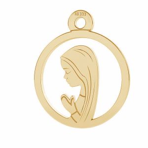 Fiore pendente*oro 333*LKZ8K-30021 - 0,30 10,5x12,9 mm