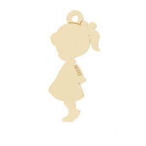 Ragazza ciondolo*oro 333*LKZ8K-30024 - 0,30 7x19 mm