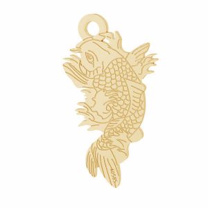 Pesce Koi pendente*oro 585*LKZ14K-50090 - 0,30 10,6x19,2 mm