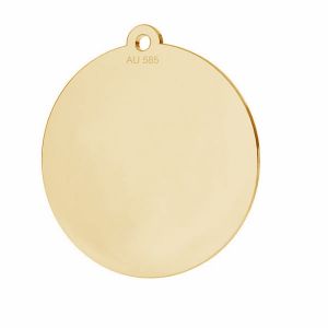 Il giro pendente*oro 585*LKZ14K-50088 - 0,30 18x19,5 mm