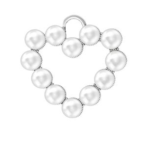 Croce pendente Swarovski pearls, ODL-00789 24x24,5 mm ver.2