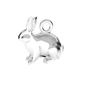 Coniglio pendente*argento 925*ODL-00776 11,1x11,2 mm