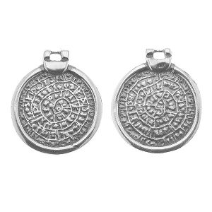 Moneta pendente*argento 925*ODL-00858 19,9x22,8 mm