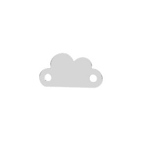 Nuvola piovosa ciondolo, LKM-2933 - 0,50 5,3x10 mm