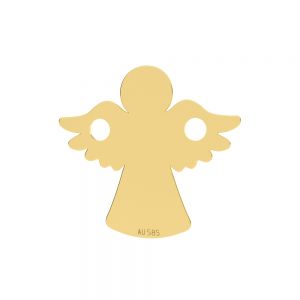 Angelo ciondolo*oro 585*LKZ14K-50095 - 0,30 13x13 mm