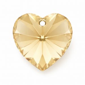 Ciondolo in cristallo a forma di cuore 18,0 x 17,5 mm - 6202 MM 18,0 x 17,5 CRYSTAL GS