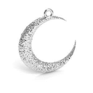 Luna pendente argento 925, CON 1 E-PENDANT 660 18x22 mm