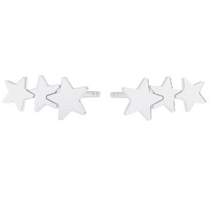 Orecchini stelle*argento 925*KLS LKM-2984 - 0,50 5,2x10,3 mm