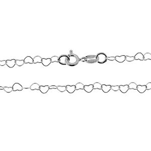 Catena di cuorir*argento 925*SRC 045 40 cm