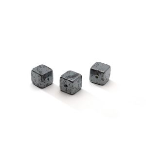 Ematite CUBO 6 MM GAVBARI, pietra semipreziosa 