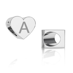Cuore pendente ODL-00261 5,4x6,5x7,5 mm - A