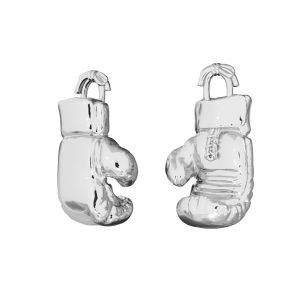 Guantoni da boxe pendente, argento 925, ODL-00938 x mm