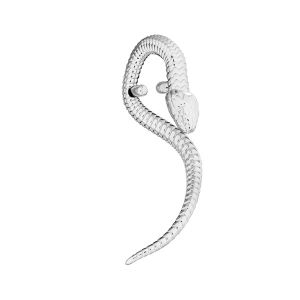 Serpente ciondolo - incastonatura per pietre*argento 925*OWS-00130 12x27,4 mm
