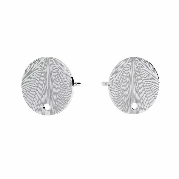 Il giro orecchini, argento 925, KLS LKM-3083 - 0,50 10x10 mm