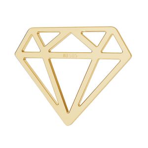 Diamante pendente*oro 585*LKZ14K-50116 - 0,30 12,8x15,5 mm