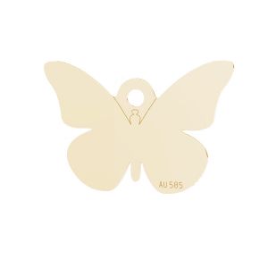 Farfalla pendente*oro 585*LKZ14K-50113- 0,30 9,3x13,9 mm