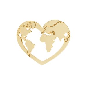 Cuore pendente*oro 585*LKZ14K-50125 - 0,30 16x20 mm