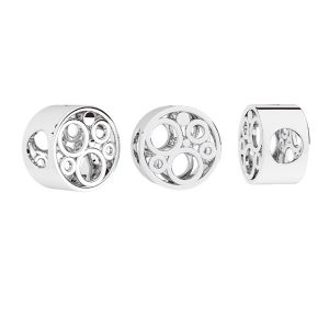 Tondo perline pendente*argento 925*BDS OWS-00098 10,1x10,1 mm
