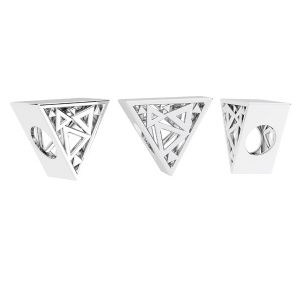 Triangolo perline pendente*argento 925*BDS OWS-00094 10,2x11,7 mm